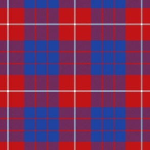 Hamilton red tartan, 8", 1842 Vestiarium Scoticum