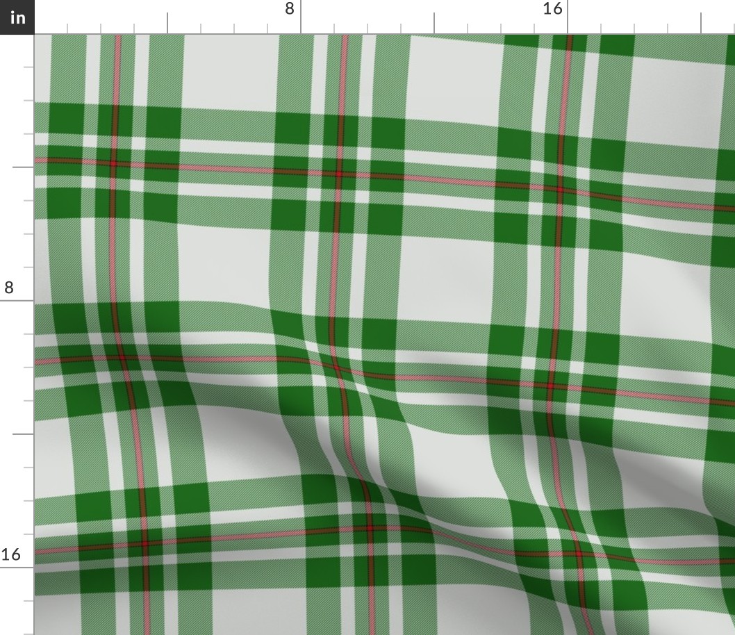 MacGregor dress green tartan, 6 Fabric