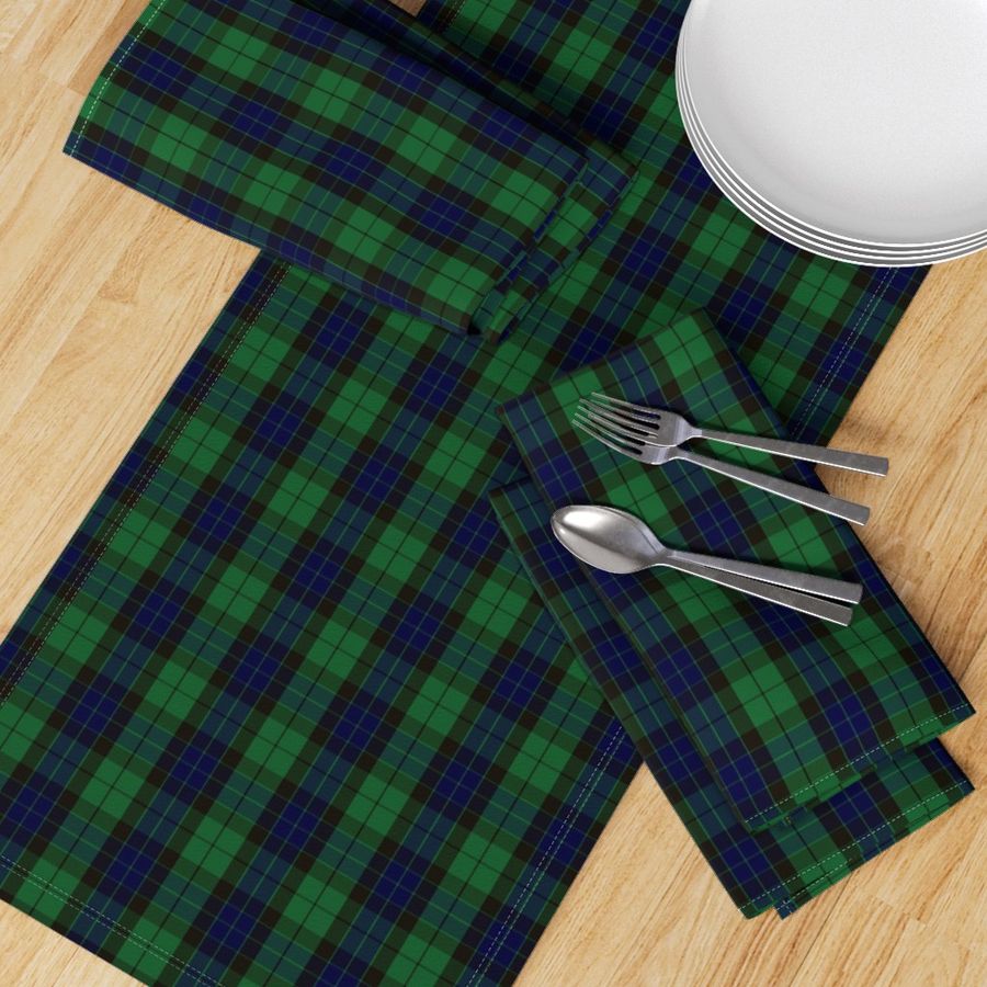 MacKay green tartan, 6"