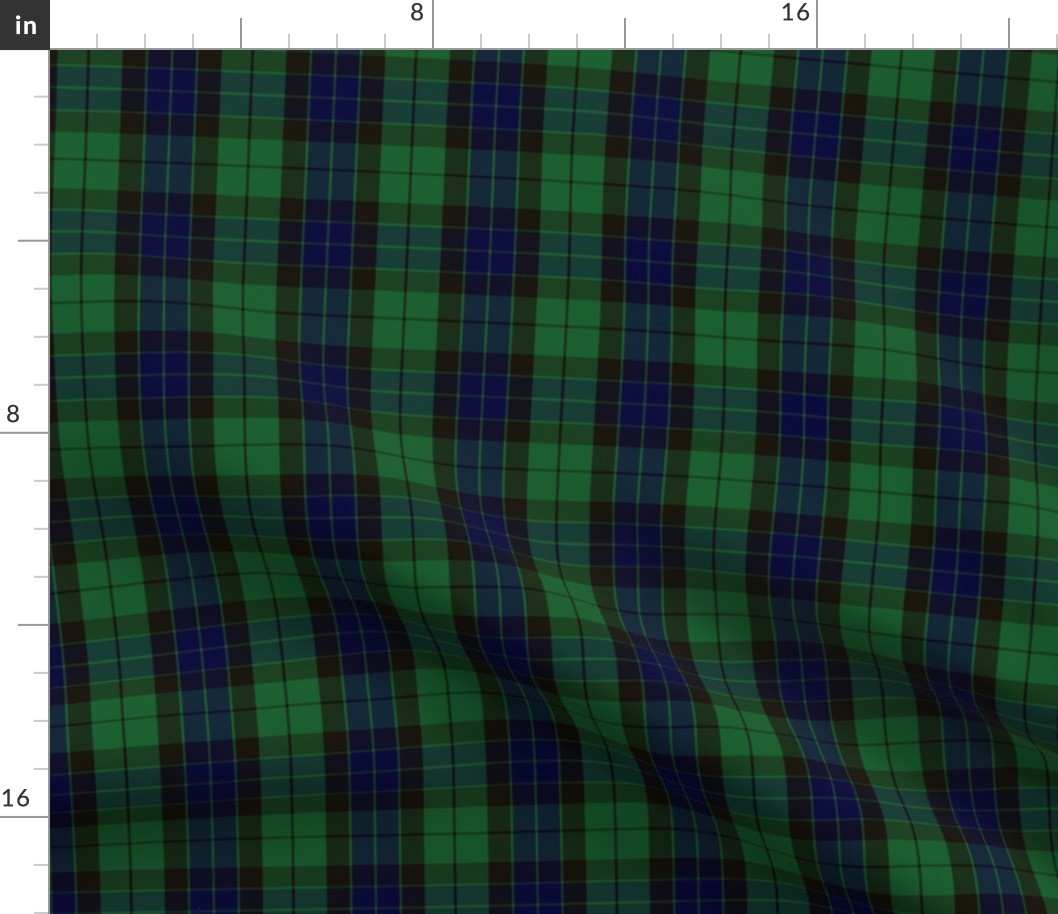 MacKay green tartan, 6"