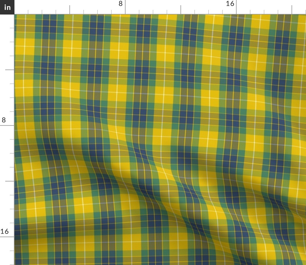 Fraser yellow tartan, 6"