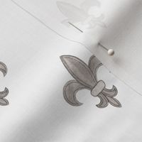 Watercolor Fleur De Lis