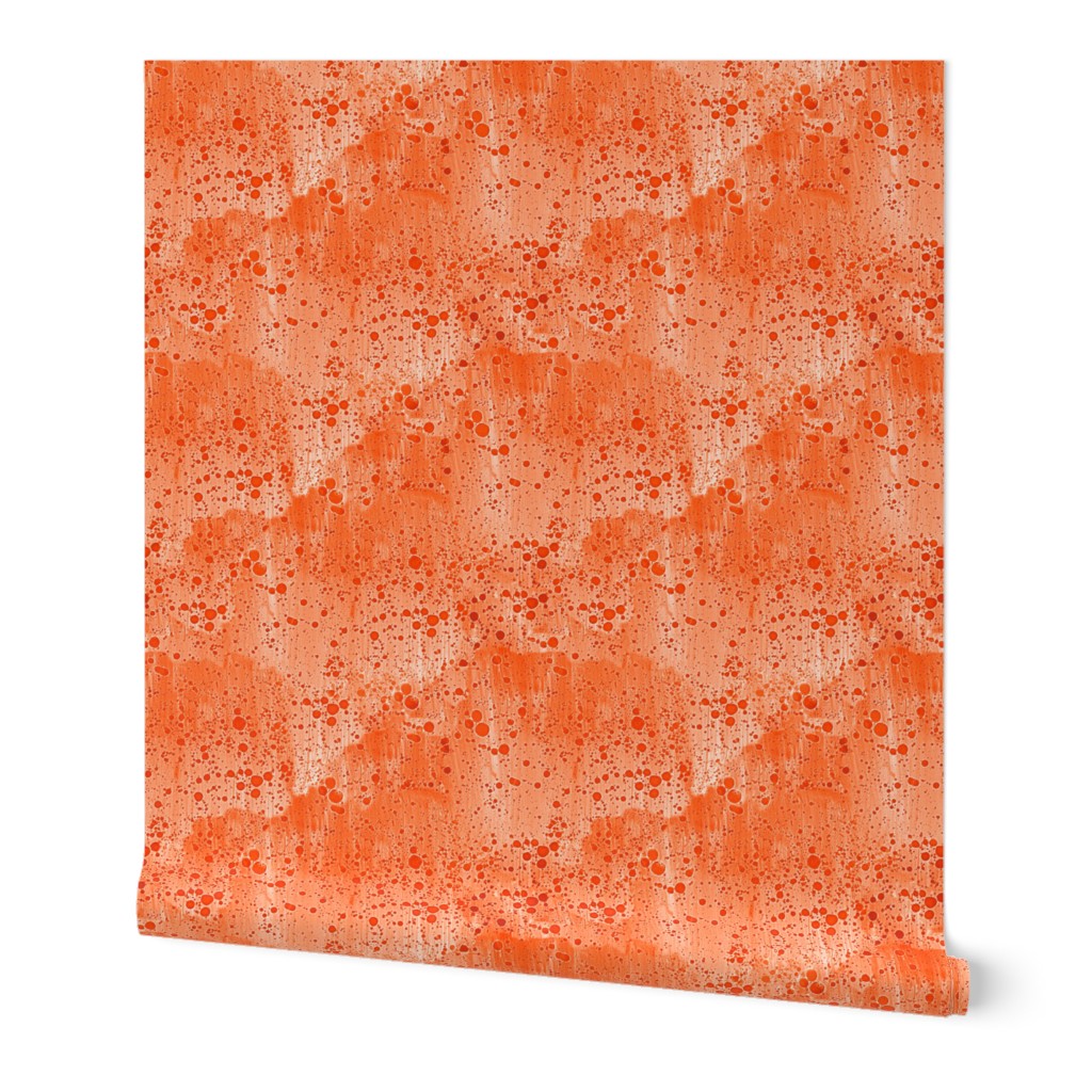 orange ink splatter