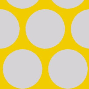 Polka dots-mustard