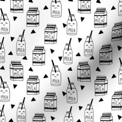 Milk  // black and white milk jug cute kids fabric best black and white kids design