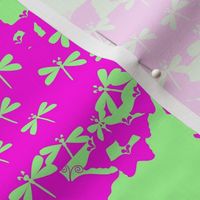 pink_and_green butterflies