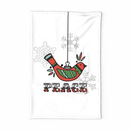 Peace Dish Towel Christmas Towels Skinny Font Minimalist Farmhouse Kitchen Peace Tea Towel Christmas Decor One Word Gifts