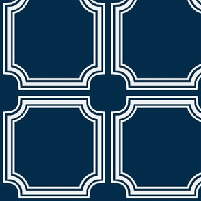 Square moldings French Navy