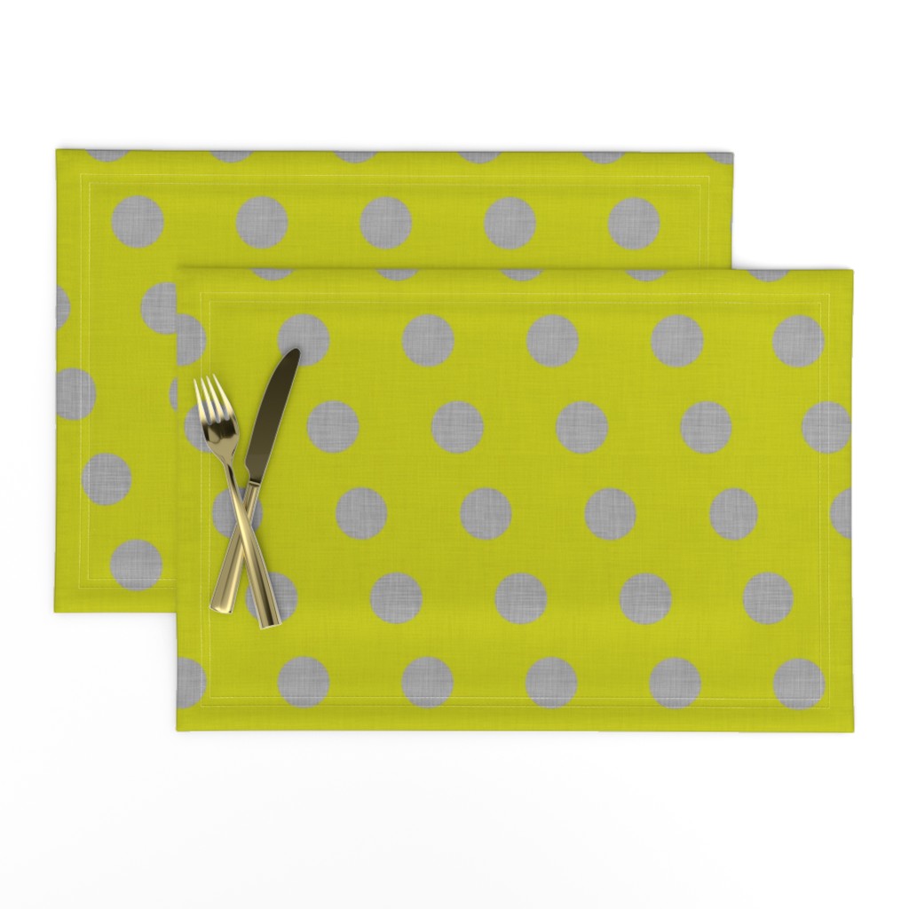 Lacewing Polka in Yellow