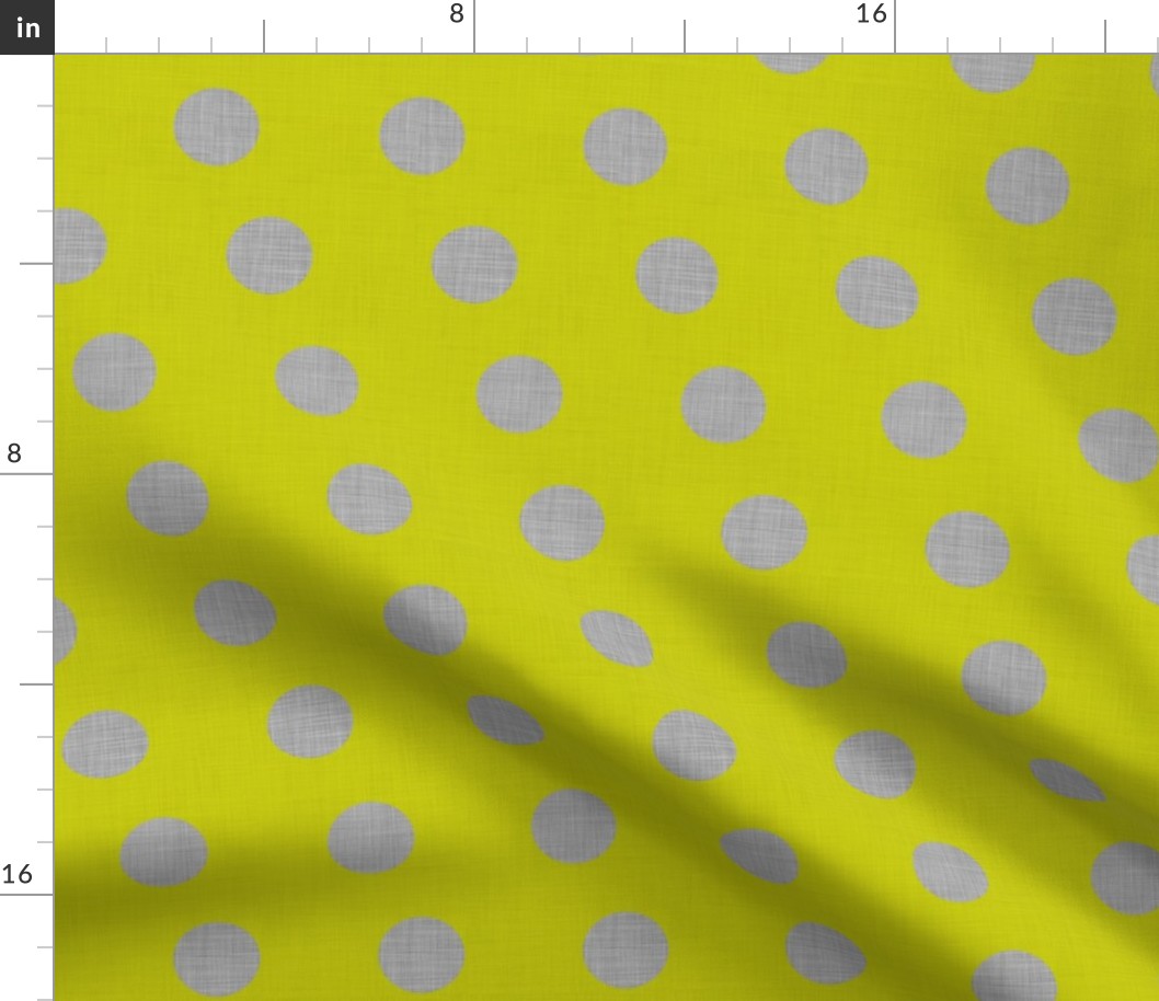 Lacewing Polka in Yellow