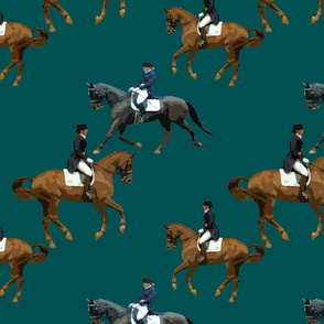 Carriage Trade Dressage Teal