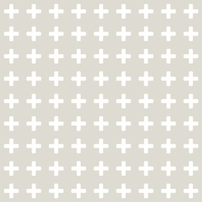 White Cross Taupe