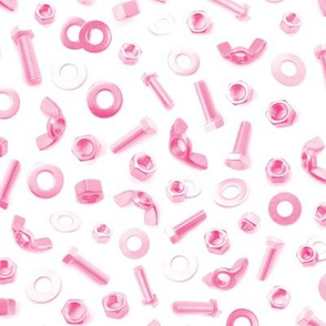 pink nuts and bolts