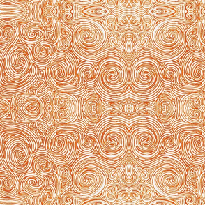 Orange Swirls