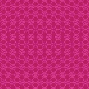 Hot Raspberry Hexies