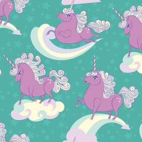 Purple Prancing Ponycorns