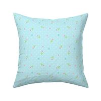 Ditsy Spotty Floral blue