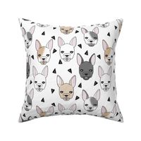 french bulldog // dogs cute dog breed fabric frenchie bulldog dogs