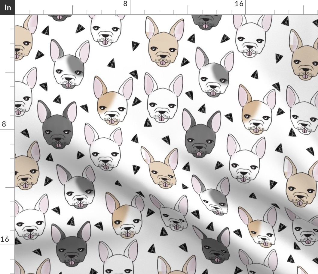 french bulldog // dogs cute dog breed fabric frenchie bulldog dogs