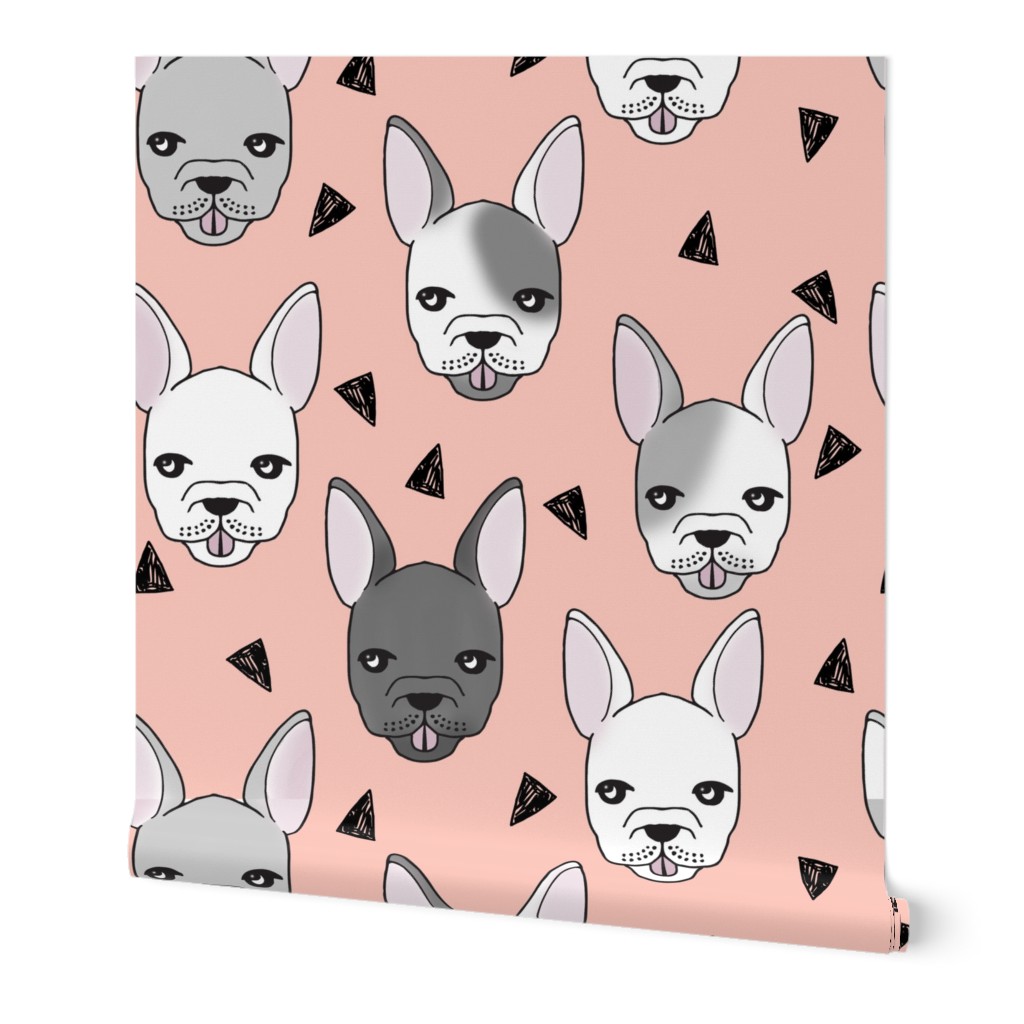 french bulldog // frenchie dog dog breed fabric frenchie fabric cute dog 