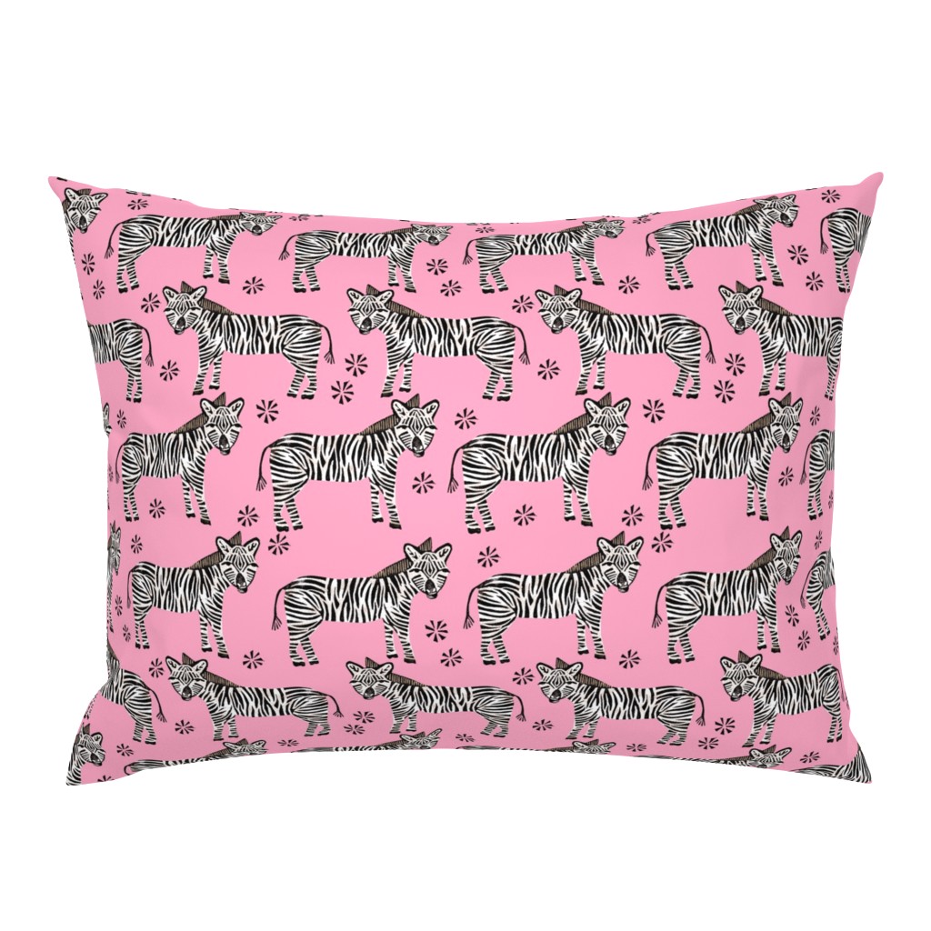 Safari Zebra - Bubblegum Pink by Andrea Lauren