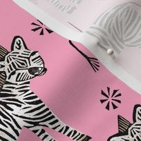 Safari Zebra - Bubblegum Pink by Andrea Lauren