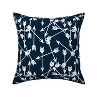 Arrows Scattered - Custom Navy by Andrea Lauren