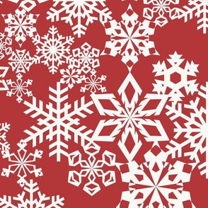 Snowflakes Red