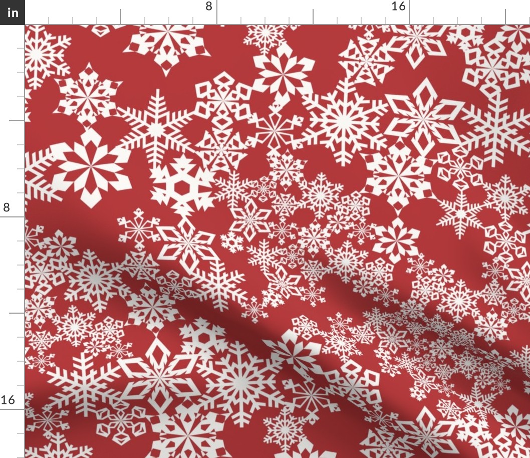 Snowflakes Red