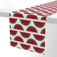 Red watermelon stripes