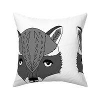 raccoon // plush plushie cut and sew raccoon animal kids cut and sew pillow nursery baby 