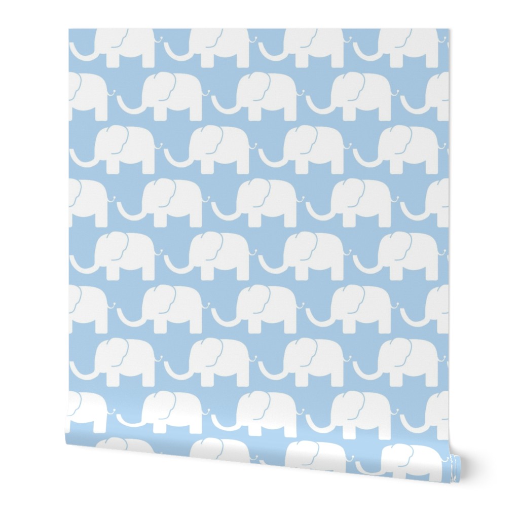 Baby blue  elephant