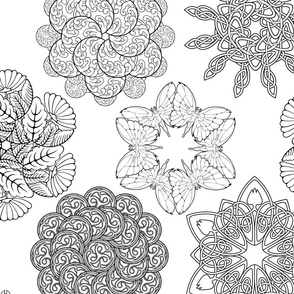 mandala style designs