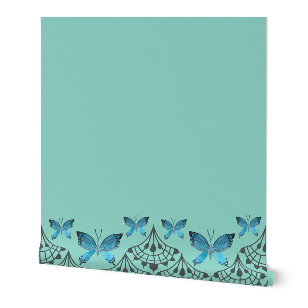 Blue Lace Edge Flutterby