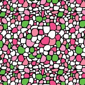 Colored Pebbles in Pinks