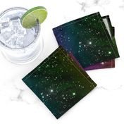 Rainbow Galaxy Fabric Outer Space Stars