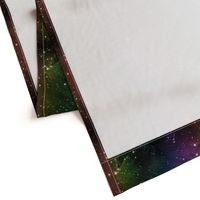 Rainbow Galaxy Fabric Outer Space Stars