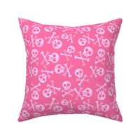 Cute Pink Skulls And Bones