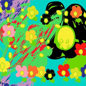 Warhol inspired spring brings flowers