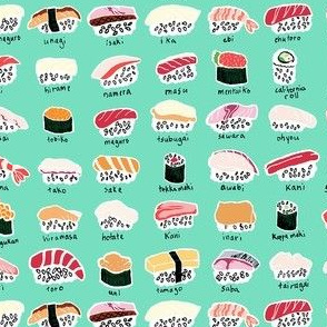 Sushi Chart - wasabi