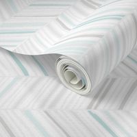 Herringbone Hues Horizontal M+M Aqua by Friztin