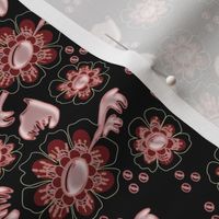 Black and Pink Delft