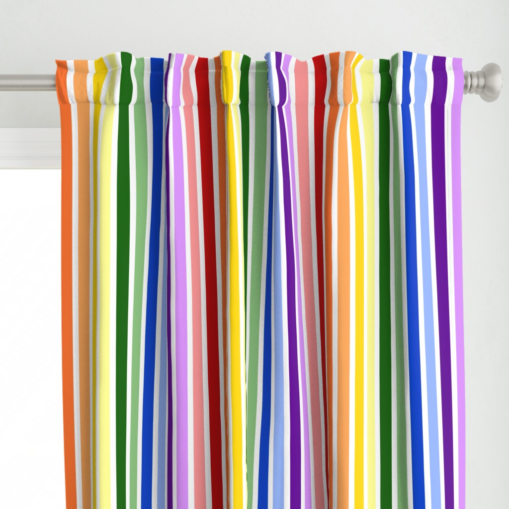 Rainbow Stripes - Bright and Pastels