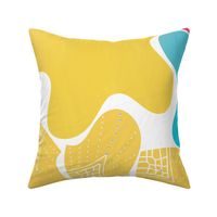 Starfish Cut-and-Sew Throw Pillow