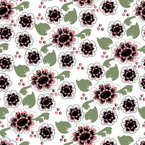 Black, Green, and Pink Delft 2
