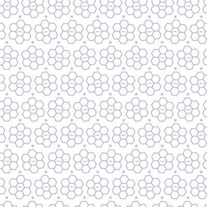 Hexagons // Purple