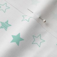 Stars Scattered - Mint on White