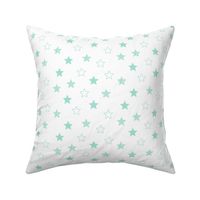 Stars Scattered - Mint on White