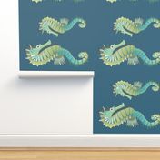 Seahorse pair - Kona fat quarter