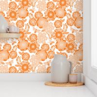 bee garden tonal orange